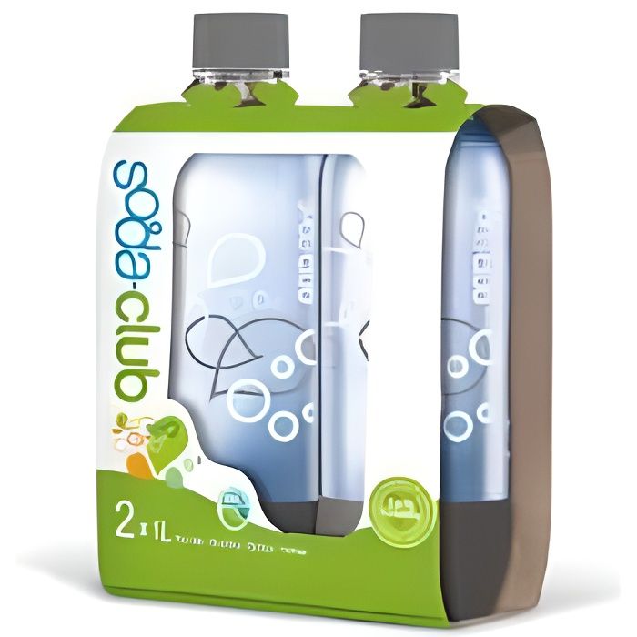SodaStream Pack de 2 bouteilles de gazéification