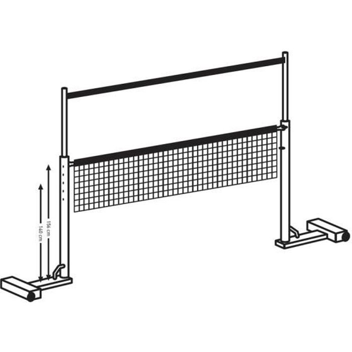 Sur-filet Badminton 6,10 m
