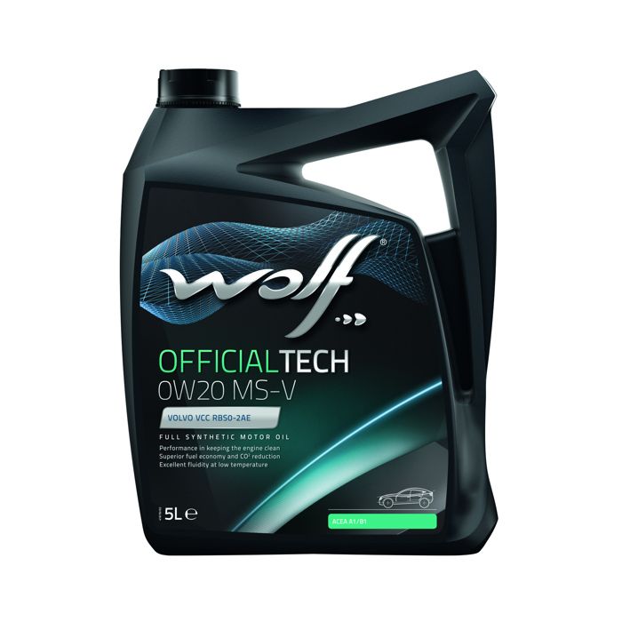 Bidon Officialtech 0W20 MS-V 5L Wolf 8332715