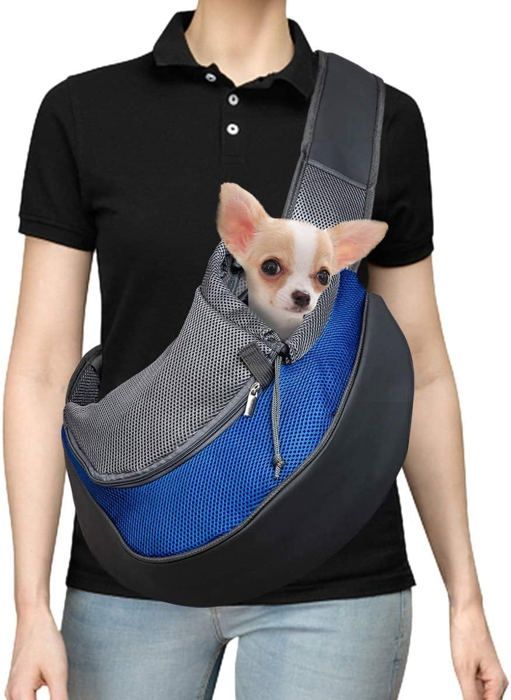 Meilleurs prix pour Sac de transport pour chien, chat, animal de compagnie, sac à bandoulière pour transporteur, petit animal, sac en lin (grand)