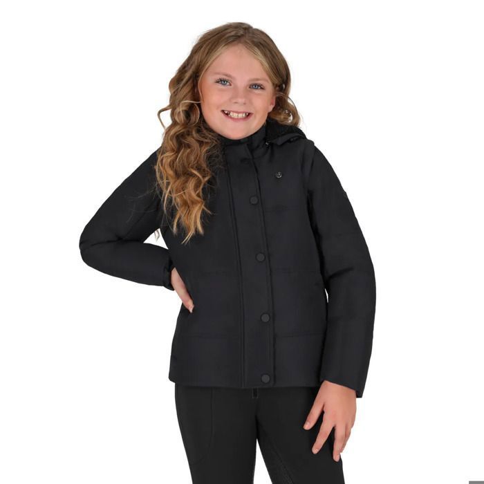 Veste dhiver avec manches amovibles équitation fille QHP Rayah