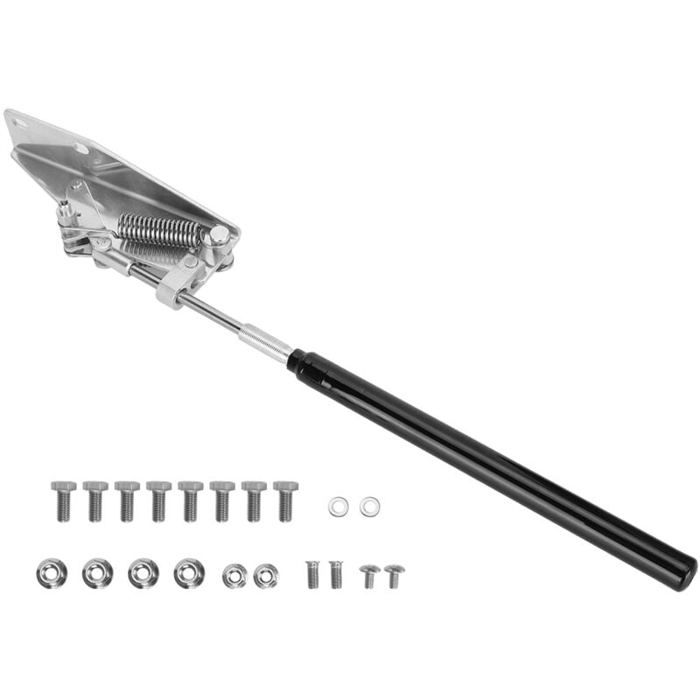 Buachois Tige Manuelle Ouvre-Fenêtre Serre – Levier D’Ouverture Évent Toit En Alliage Aluminium, Kit Complet 39 Cm