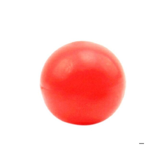 Jouet à mâcher pour animaux - Phoesky - Balle élastique - Caoutchouc - Rouge - Surface lisse - 6 cm - Interactif