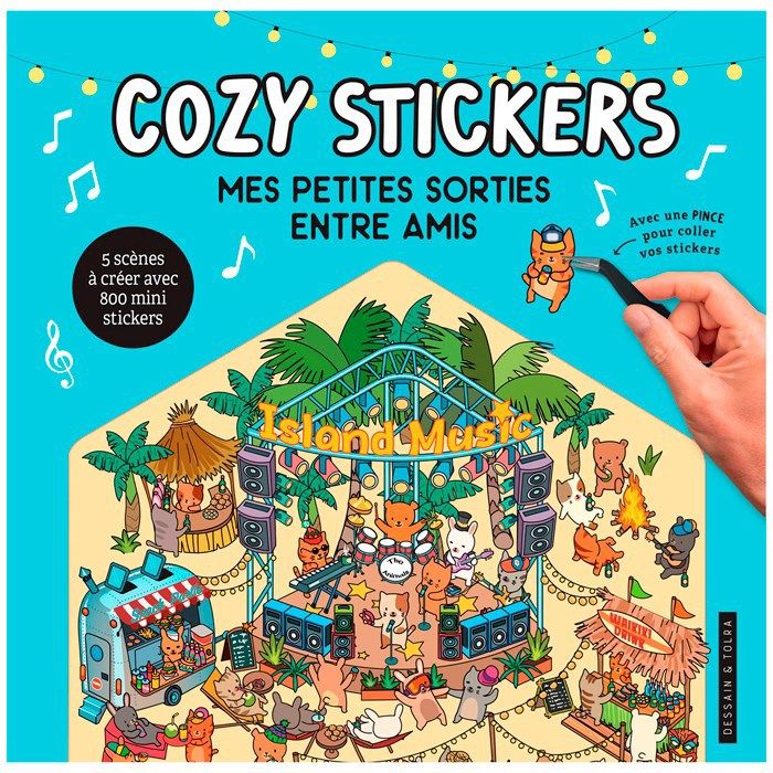 Kits et matériel créatifs - Dessain Et Tolra : Cosy stickers Mes petites sorties entre amis