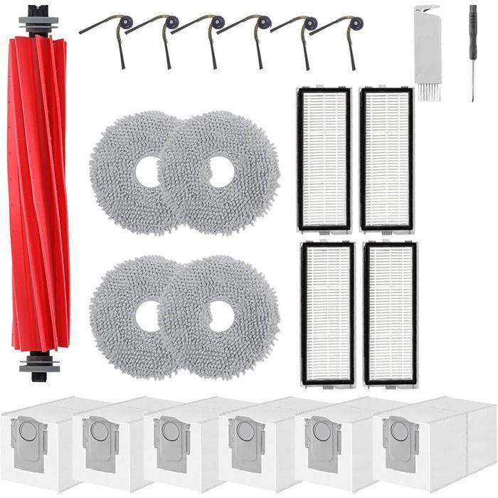 INF Kit daccessoires de remplacement pour aspirateur robot Roborock Qrevo Series - QV35A/QV35S QR598/QR798