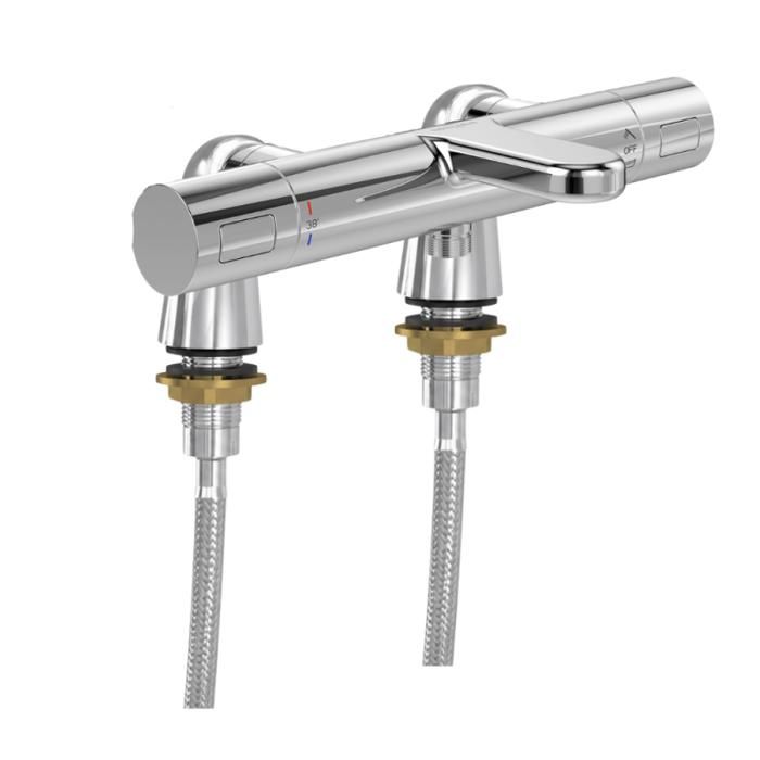 Mitigeur bain douche thermostatique VILLEROY ET BOCH Universal rond Chrome - vue 2