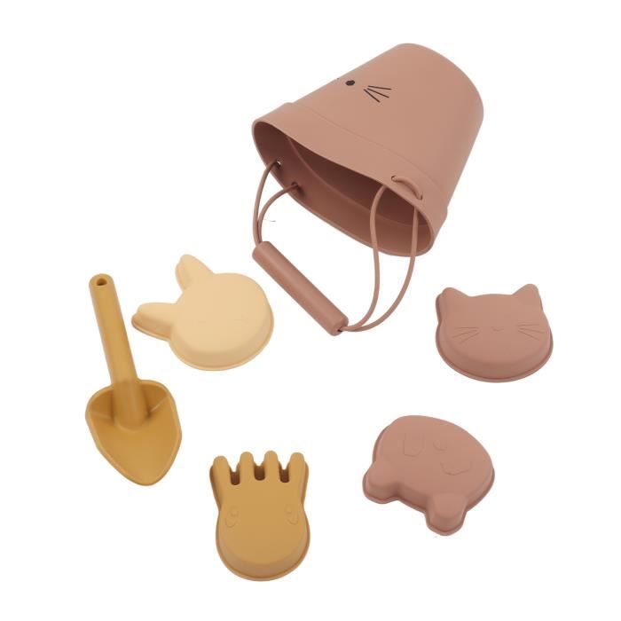 Seau De Plage, Seau De Plage En Silicone Souple Respectueux De L
