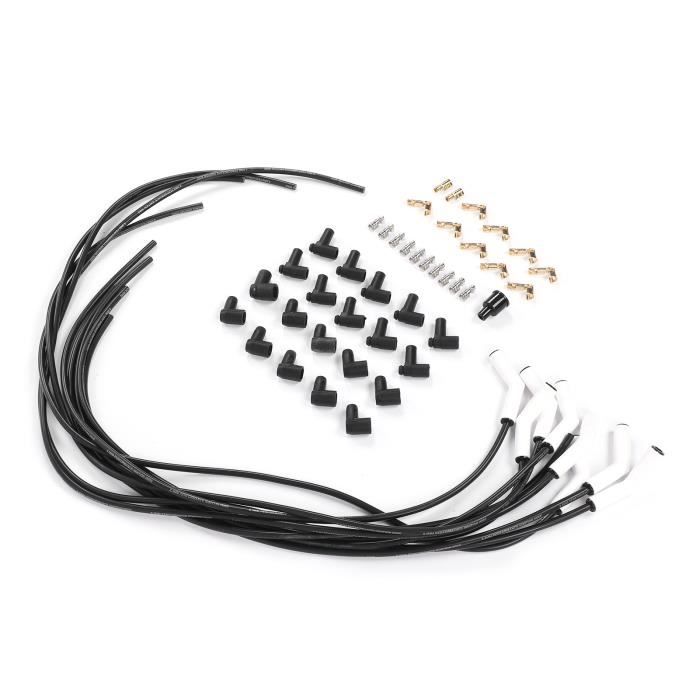 Câble De Bougie D'allumage Silicone RACING NOIR - Pour Audi (et Autres) - Vendu Au Mètre - Neuf