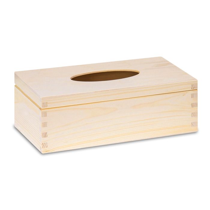 couvre boîte à papier mouchoir en bois décorative