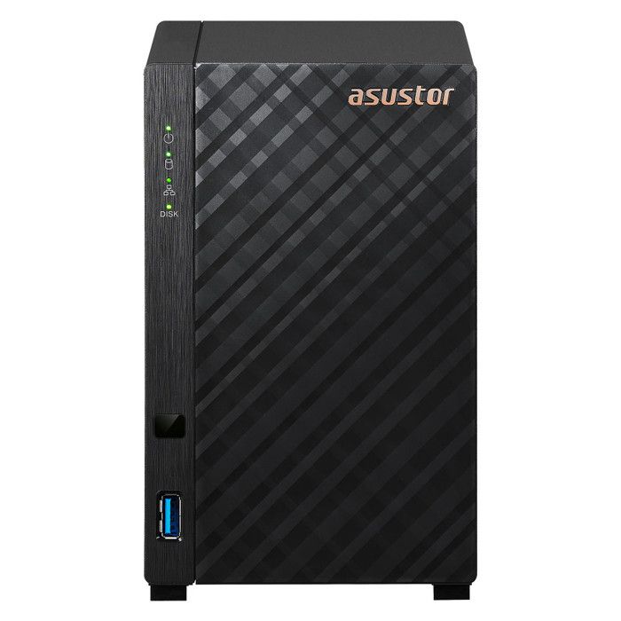 AS1102T NAS 2 BAIES SATA 1.4GHZ QUADCORE 1GO 1LAN 2.5GBE USB3.2 ASUSTO