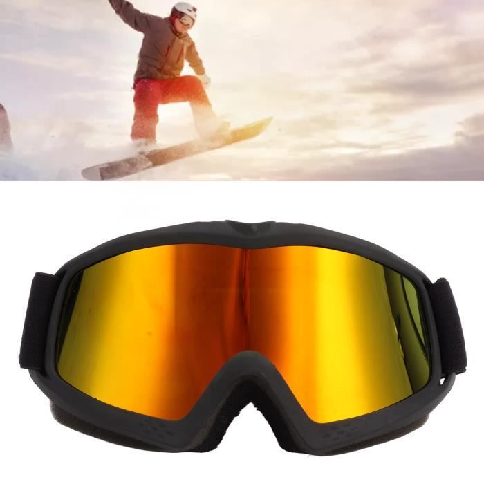 GOO Lunettes de ski pour enfants HD enduit lentille anti UV anti choc reglable neige lunettes pour Ski Riding noir 130084 Achat Vente lunettes de soleil Enfant Cdiscount
