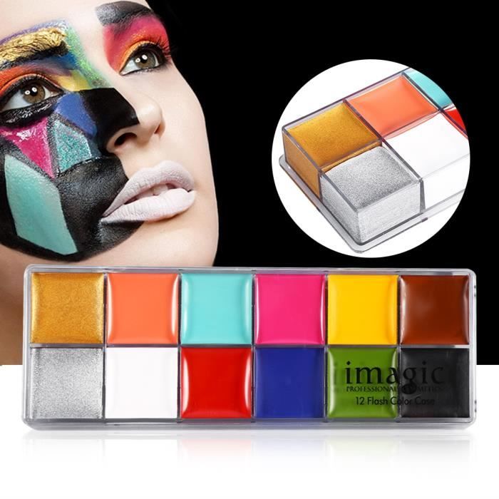 Peinture sur Corps DIY Bricolage Visage Peinture Corporelle Peinture à  l'Huile Couleur Clair - Achat / Vente paillettes corps Peinture sur Corps  DIY Bric - Cdiscount