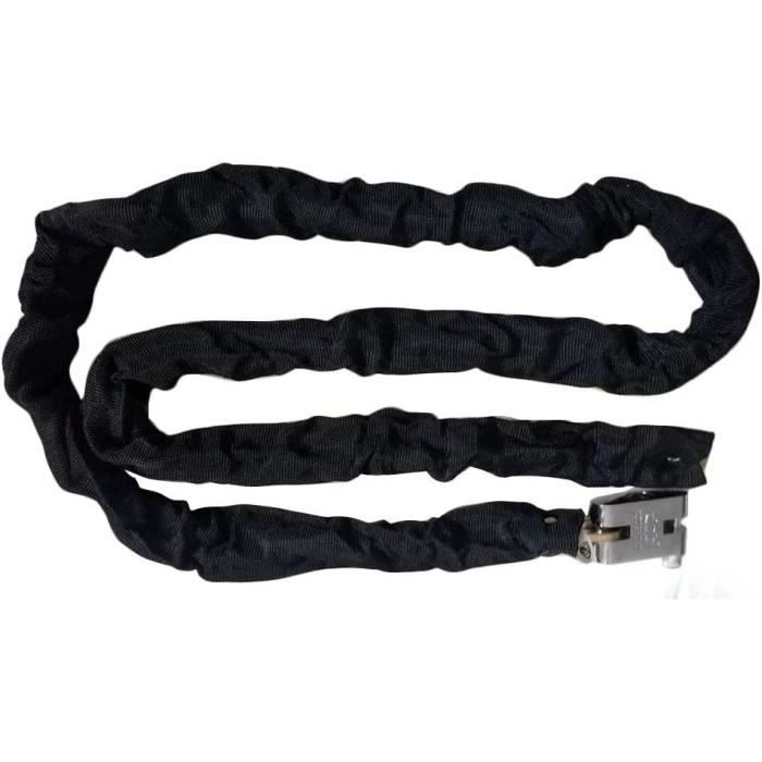 Antivol Vélo Chaîne Robuste Keeper - Longueur 2,8 Pieds - Cadenas à Clé - Couleur Violet