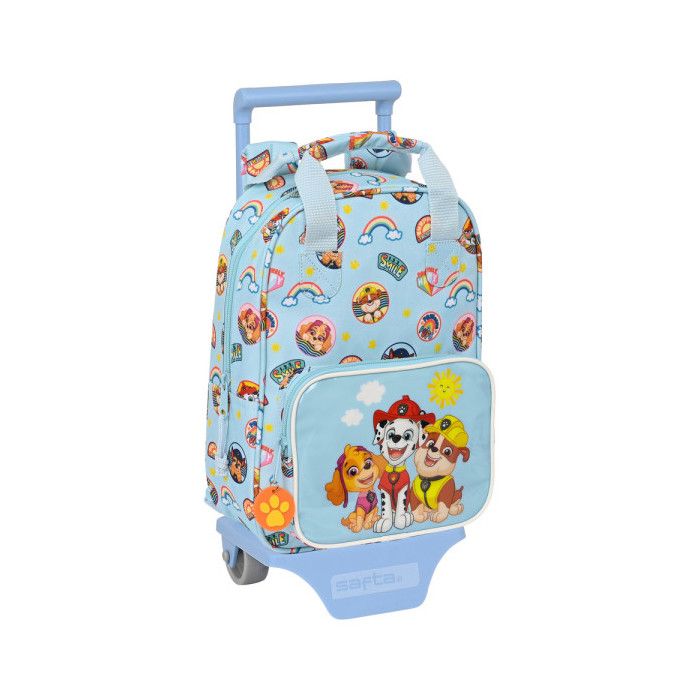 Cartable roulettes The Paw Patrol Sunshine Bleu 20 x 28 x 8 cm