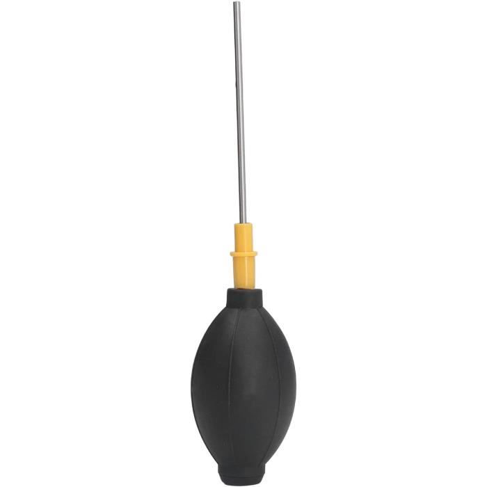 Distributeur Portable à Poudre Pour Termites/insectes - Ampoule Silicone + Tube Acier - 22.4 Cm - 1