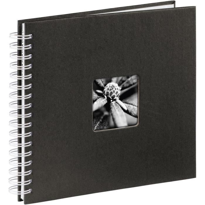 Hama - Album photo à spirale 28x24 cm 50 pages gris