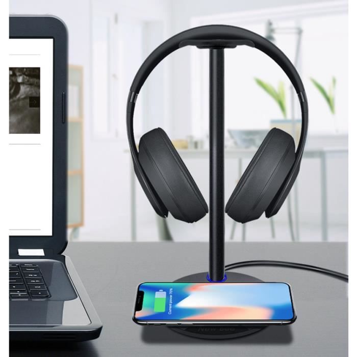 Support et cintre pour casque, support de support de casque en bois  universel Support d'écouteur de bureau robuste pour casque A347 - Cdiscount  TV Son Photo