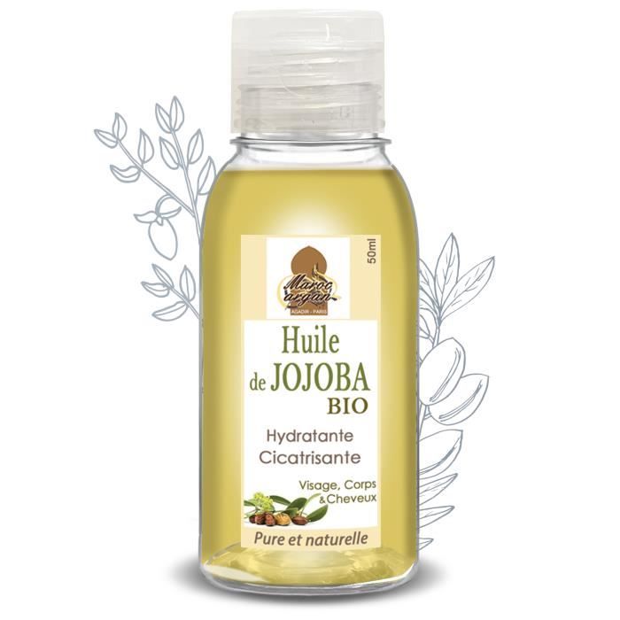 huile de jojoba bio et naturelle nourrisante et cicatrisante parfaite pour lutter contre l acne 50ml jojoba50 achat vente anti imperfections huile de jojoba bio et cdiscount
