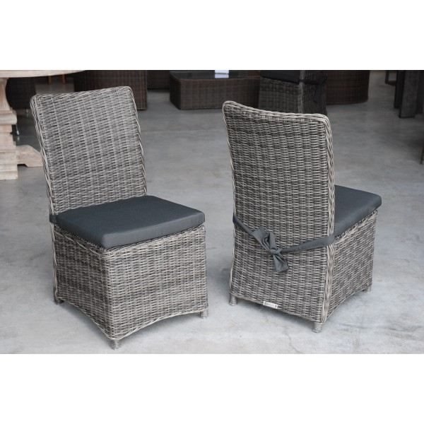Chaise De Jardin Havana En Resine Tressee Ronde Achat Vente