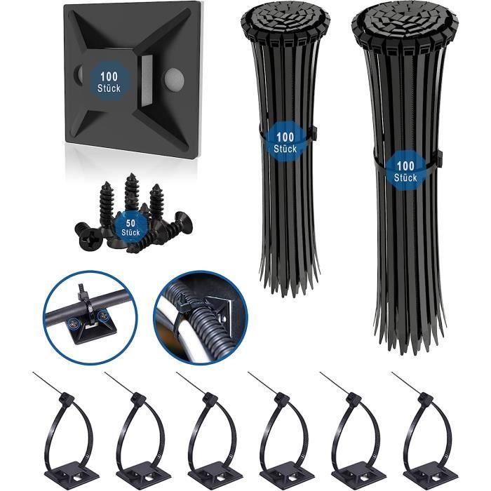 Votoko 100 Pièces Organisateurs De Câble, 80 Pièces | FindTheDeal