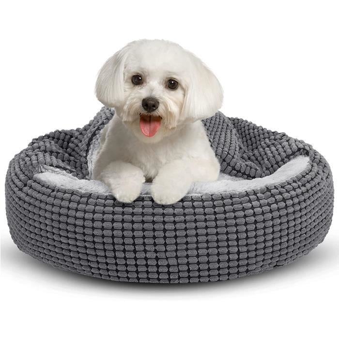 Joejoy Panier Pour Chien Lit Pour Chien Petit Chien Coussin Pour Chien Round Panier Chat Duveteux Lavable Antiderapant Panie 432 Cdiscount