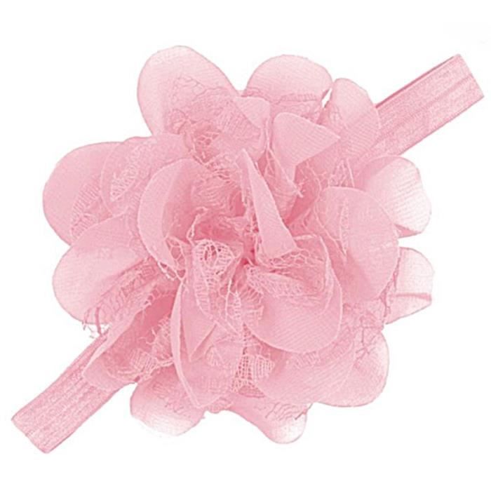 Bandeau Headband Rose 1 Grosse Fleur Elastique Pour Bebes Filles De 0 A 5 Ans Cdiscount Au Quotidien
