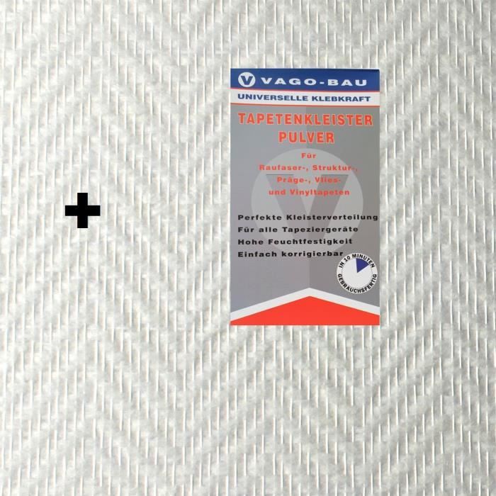 1x 25m Papier Peint Fibre De Verre Tissu Fibre De Verre Chevrons 130 G M Colle Cdiscount Bricolage