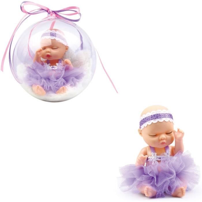 Brigamo Doll Surprise Mini poupon avec couverture en fourrure