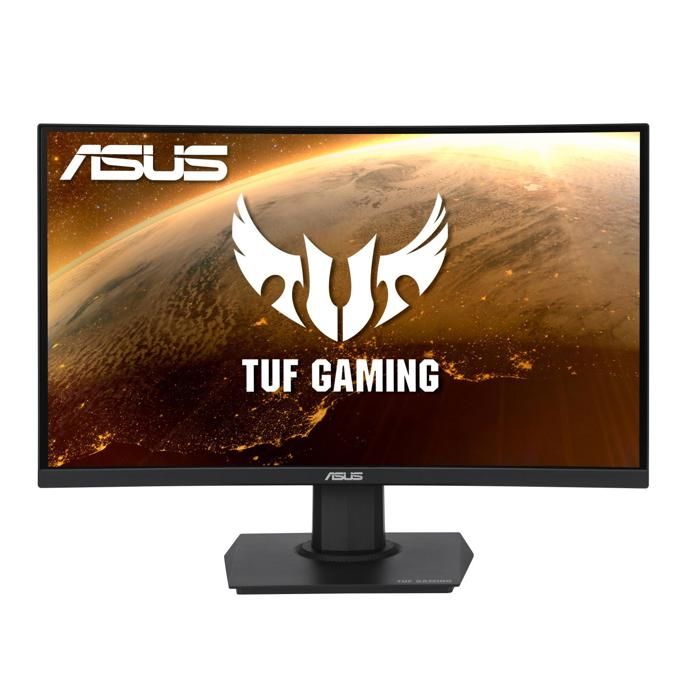ASUS TUF Gaming VG24VQE Ecran PC gaming 23 6" FHD Dalle VA Incurvée 1ms 165Hz 1920x1080 250cdm² 1x DP & 2x HDMI ELMB AMD FreeSync Premium Haut parleurs Shadow Boost - vue 6