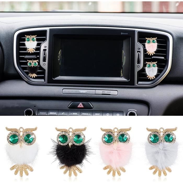Désodorisant Voiture Ours Pilote - Clip Ventilation Huiles Essentielles