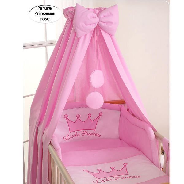 Ciel De Lit Bebe En Tissu Princesse Rose Cdiscount Puericulture Eveil Bebe
