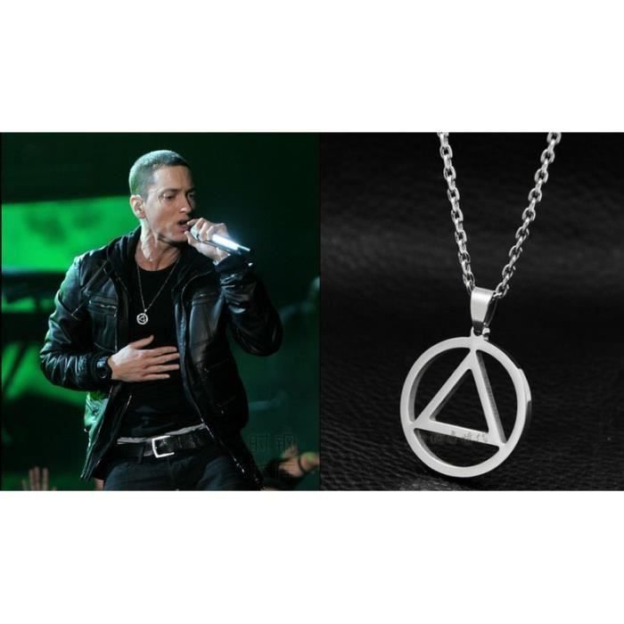 Eminem triangle necklace online