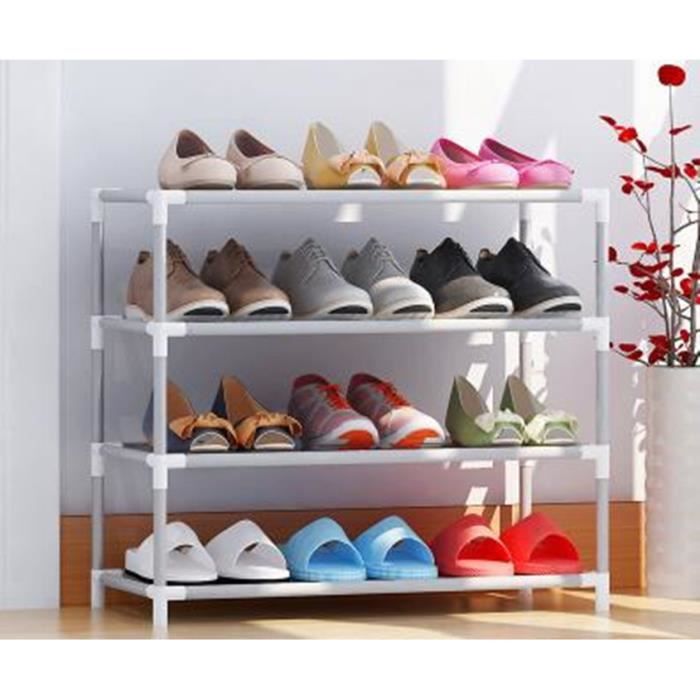 Etagere Range Chaussures 12 Paires 60 30 52cm Mode Salon Achat