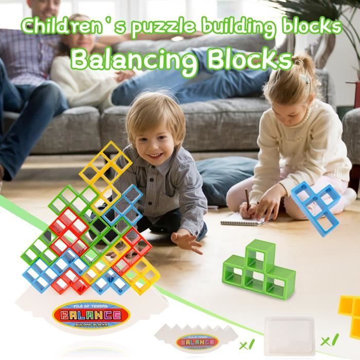 JOUETS EMPILABLES BLOC d'équilibre Montessori Jouets Arbre Blocs