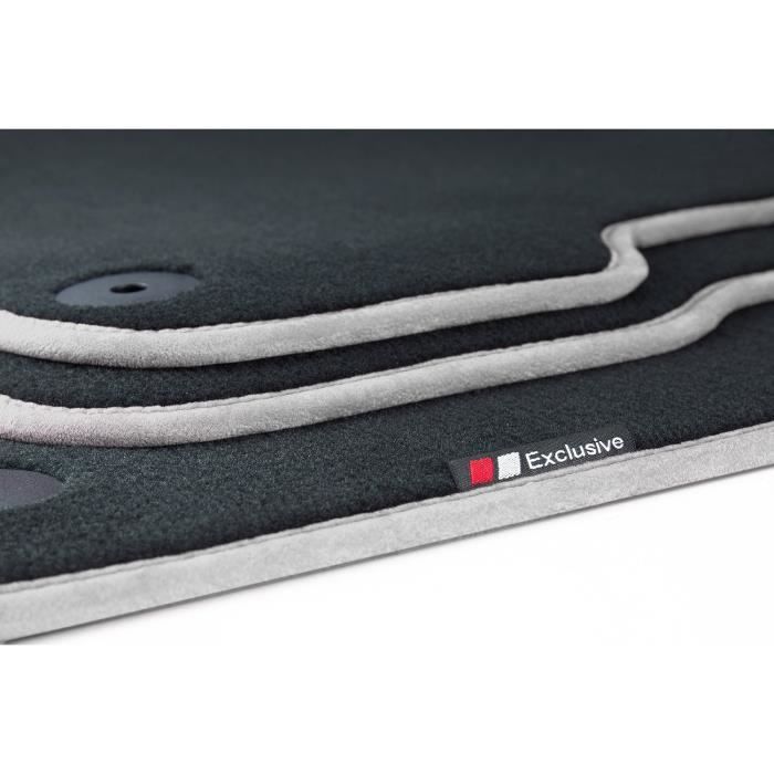 Audi A4 Saloon B8 2007-2015 Sur Mesure Ajusté Tapis de voiture Tapis de sol gris