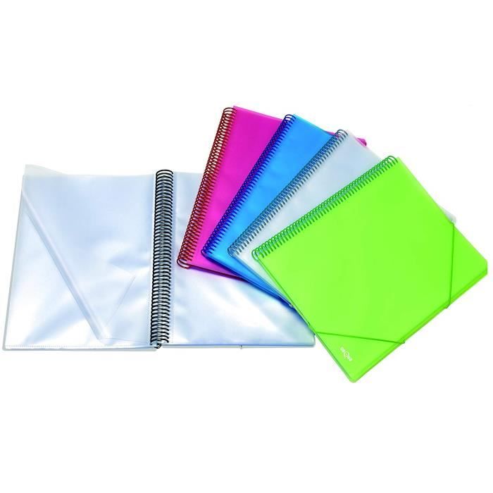 classeurs avec pochettes