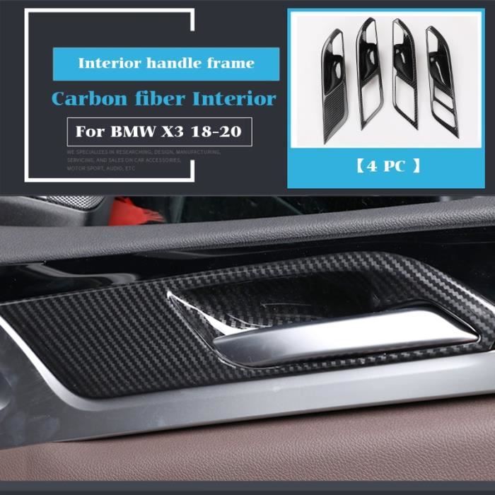 Amenagement Interieur,Accessoires intérieurs pour BMW X3 X4, garniture de  décoration en Fiber de carbone, pour BMW - Type Orange - Cdiscount Auto