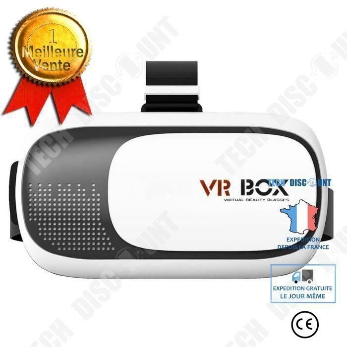 Appareil de realite virtuelle VR BOX 2.0 Version VR Virtual lunettes 3D VR 3D Glasses Helmet pour iPhone Samsung 4.7 6 COSwk30907 Cdiscount
