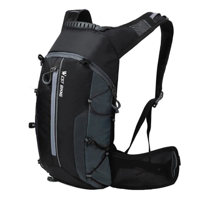 Sac à Dos D'hydratation 2L Sans BPA - Pour Vélo, Course, Randonnée - Léger (300g) Avec Poches Réfléchissantes