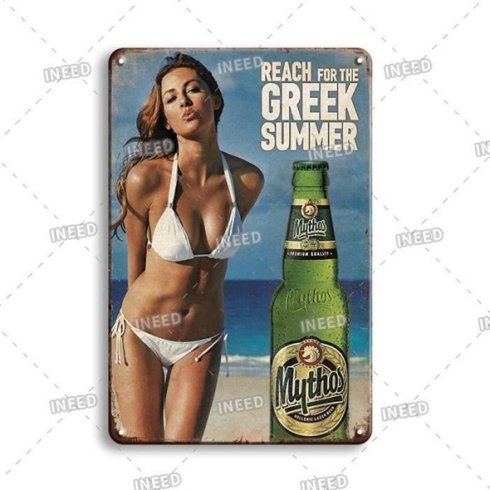 SUPERDANT Plaque Metal Vintage Pour Guide De Cocktails Decorative Metal