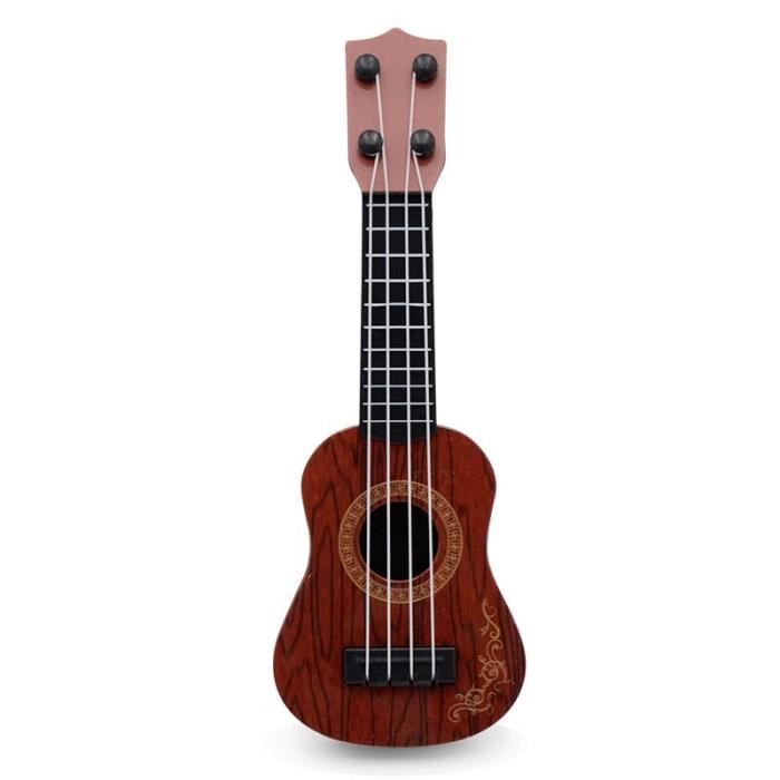 Guitare ukulélé pour Enfants - 4 Cordes Jouet Musical de Guitare - Jouet D'Éveil Musical pour