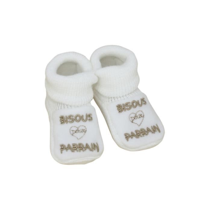 chausson bapteme garcon