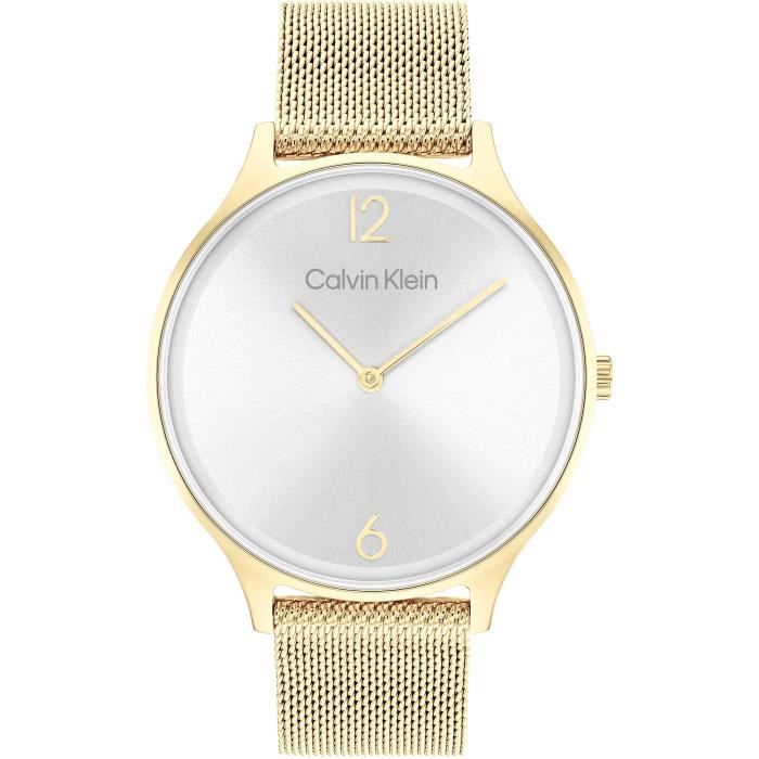 montre seul le temps femme Calvin Klein Timeless Or 25200003