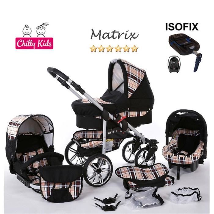 poussette avec matrix