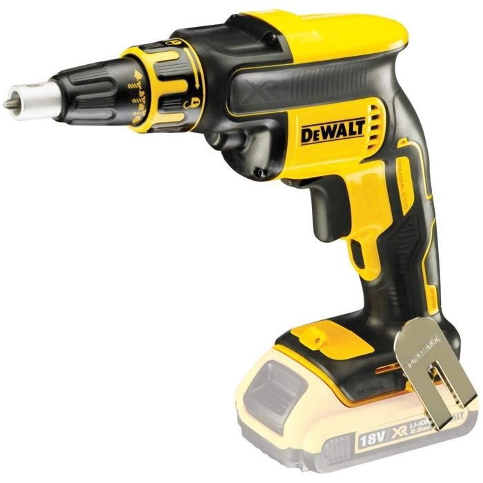Visseuse Plaques de Plâtre Brushless 18V XR 5Ah Li Ion Sans Fil DEWALT DCF620N XJ