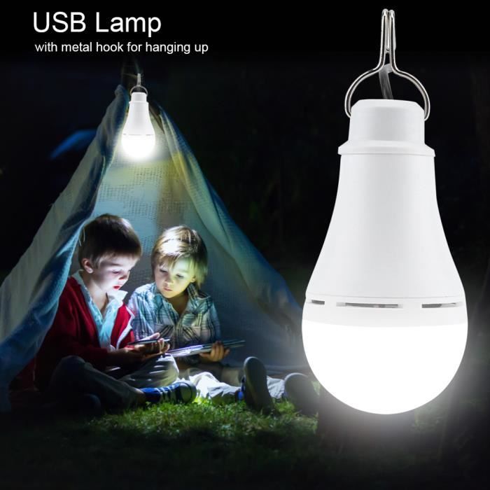Ampoule LED USB Camping lumière de secours Portable USB lumières