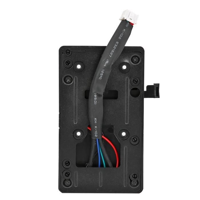Support De Batterie En Fibre De Carbone Avec Testeur - Pour Voiture RC 1/10 Axial SCX10 - Dégagement Rapide, Protection Batterie - 7
