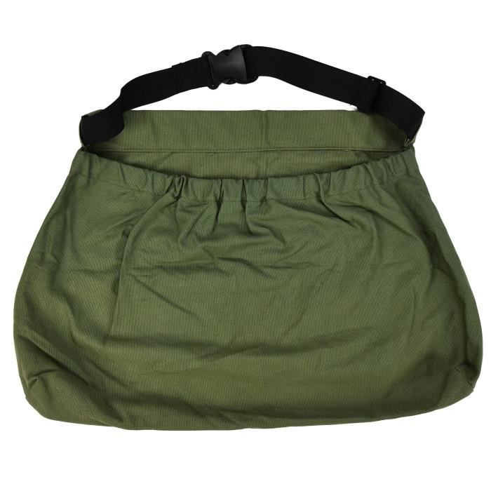 Tablier Récolte Fruits Imperméable Avec Bandoulière - 55x55 Cm, Polypropylène, Pour Jardin Et Verger