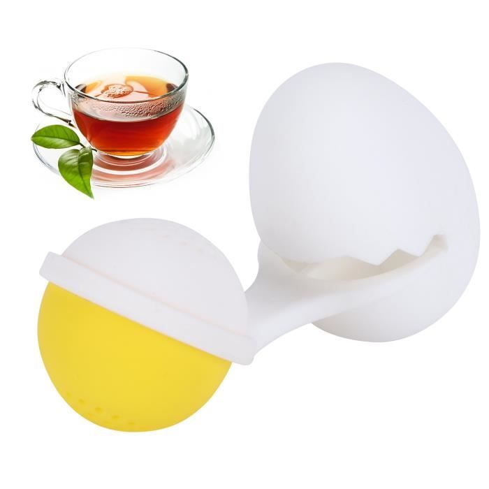 Infuseur à Thé Baleine GXGM - Silicone Alimentaire - Filtre Fin - Pour Thé En Vrac Et épices