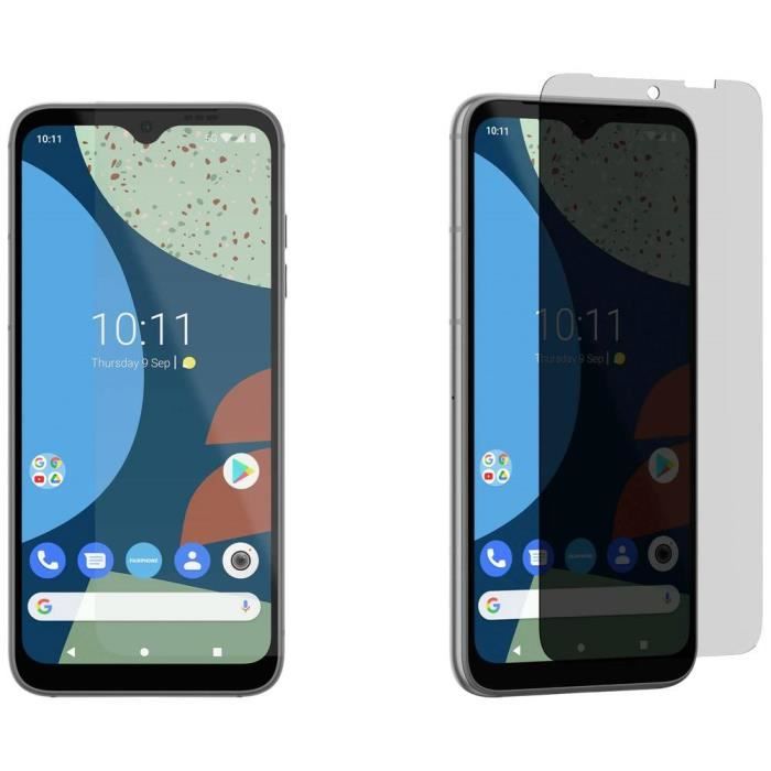 Verre de protection décran Fairphone 5 Filtre de confidentialité Résistant aux rayures Indestructible
